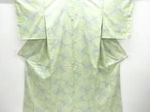 未使用品　亀甲模様織り出し西陣お召し着物